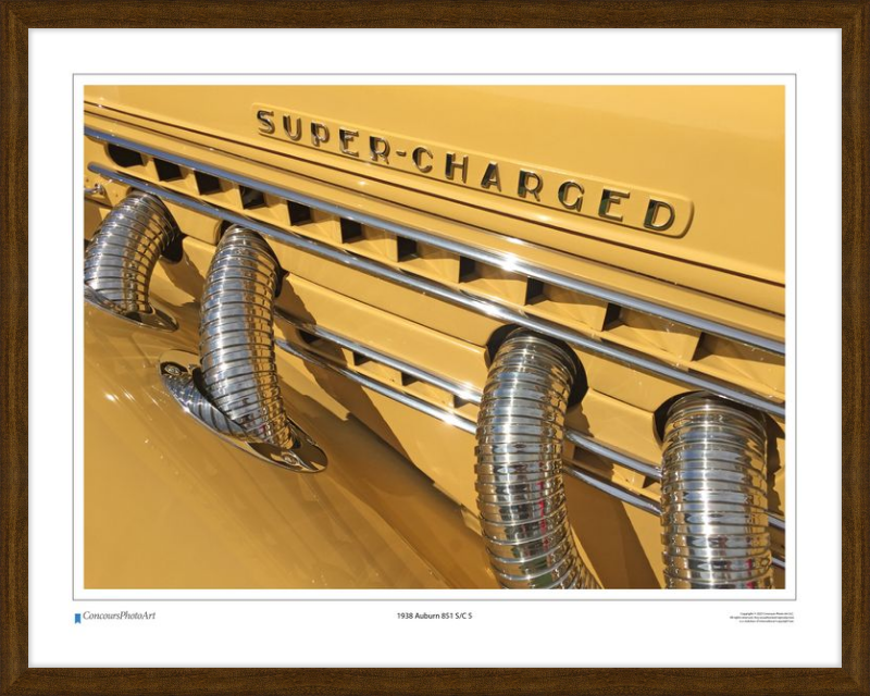 1938 Auburn 851 S/C 5 / CPA306A / Color Image