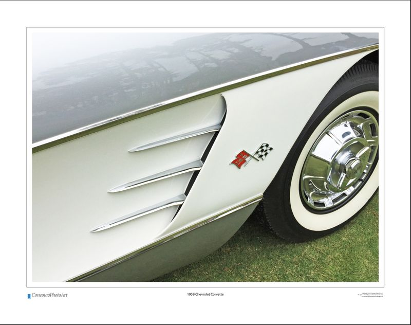 1959 Chevrolet Corvette / CPA320A / Color Print