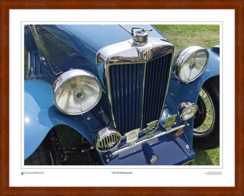 1935 MG NB Magnette / CPA105A / Color Image