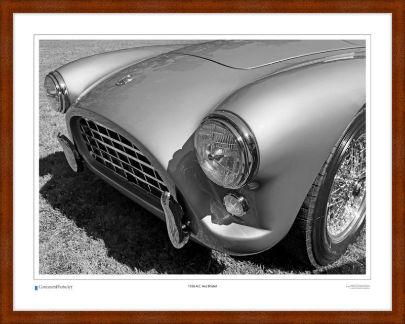 1956 A.C. Ace Bristol / CPA118B / B&W Print