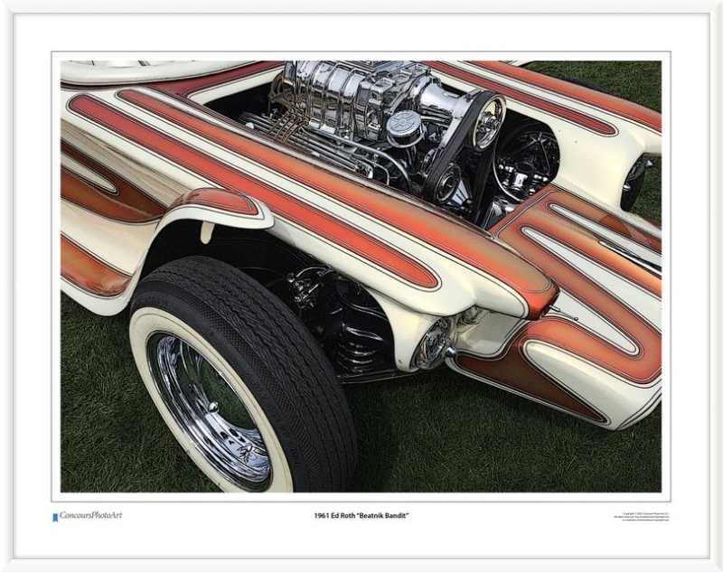 1961 Ed Roth "Beatnik Bandit" / CPA511C / Stylized Image