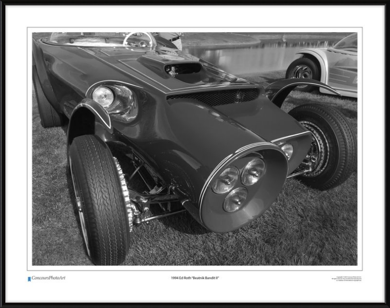 1964 Ed Roth "Orbitron" / CPA508B / Black and White