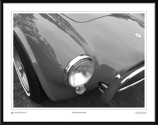 1963 Shelby Cobra 289 / CPA303B / Black and White