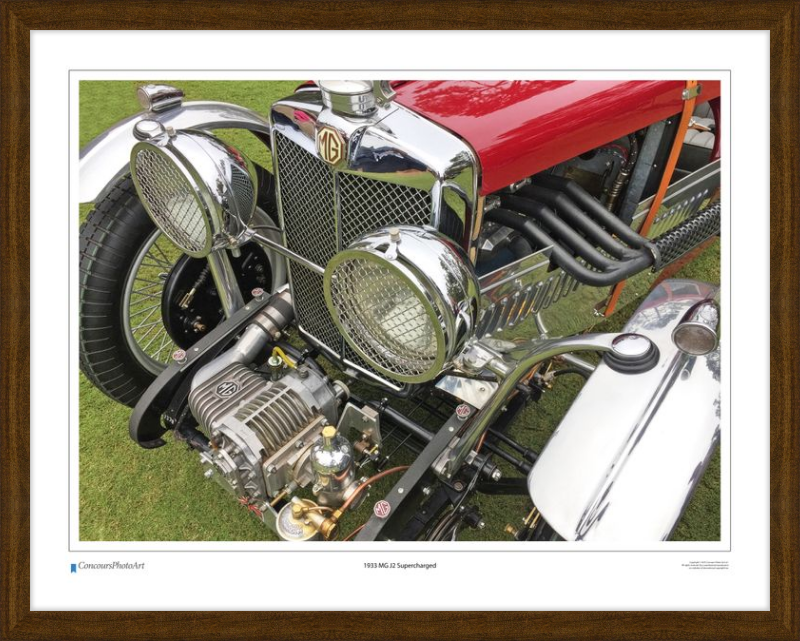 1933 MG J2 Supercharged / CPA101A / Color Print