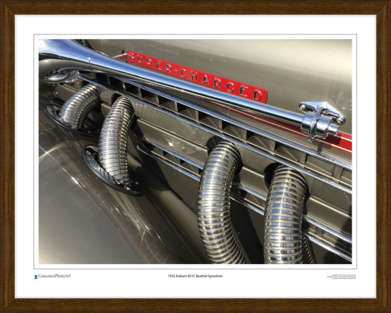 1935 Auburn 851C Boattail Speedster / CPA310A / Color Image