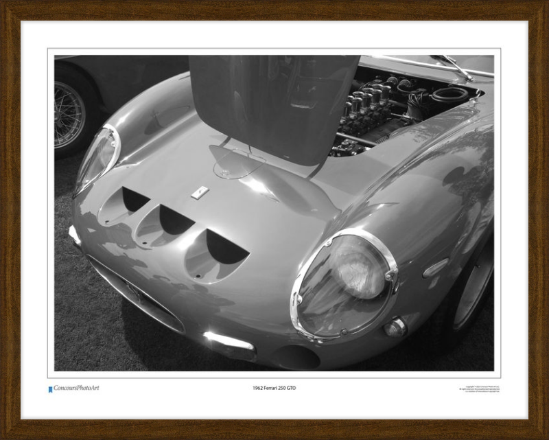 1962 Ferrari 250 GTO / CPA202B / Black and White
