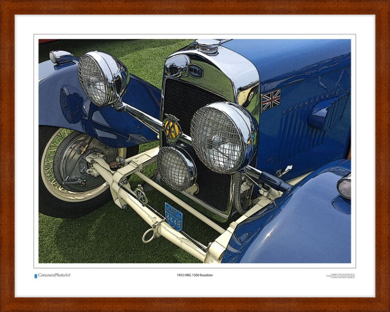 1953 HRG 1500 Roadster / CPA107C / Stylized Image