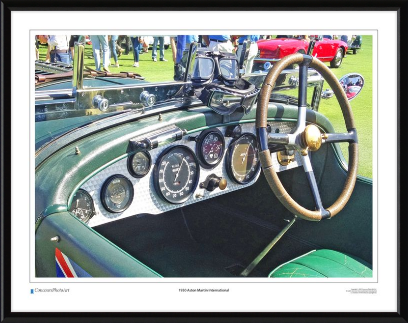 1930 Aston Martin International / CPA602A / Color Print