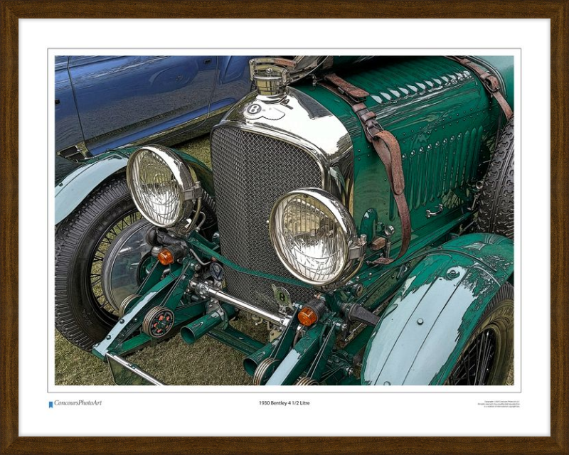 1930 Bentley 4 1/2 Litre / CPA113C / Stylized Print