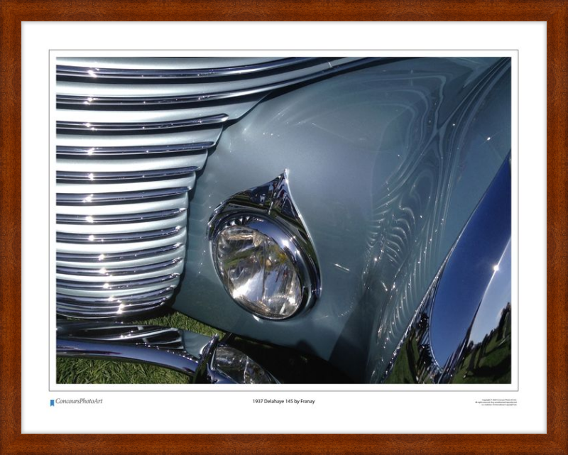 1937 Delahaye 145 by Franay / CPA204A / Color Image