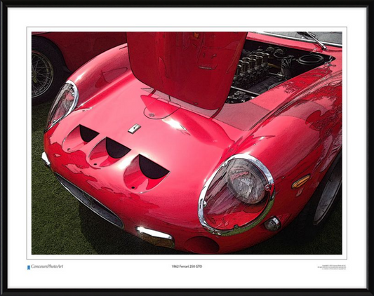 1962 Ferrari 250 GTO / CPA202C / Stylized Image