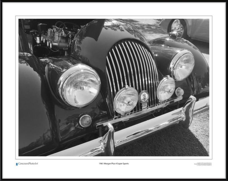 1961 Morgan Plus 4 / CPA108B / Black and White
