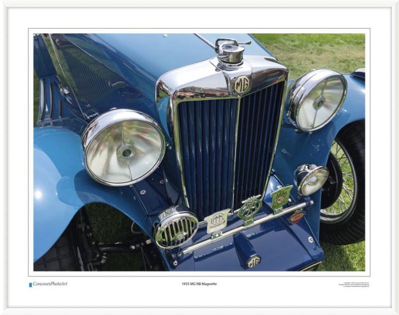 1935 MG NB Magnette / CPA105A / Color Image