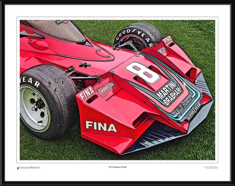 1977 Brabham BT45B / CPA412C / Stylized Print