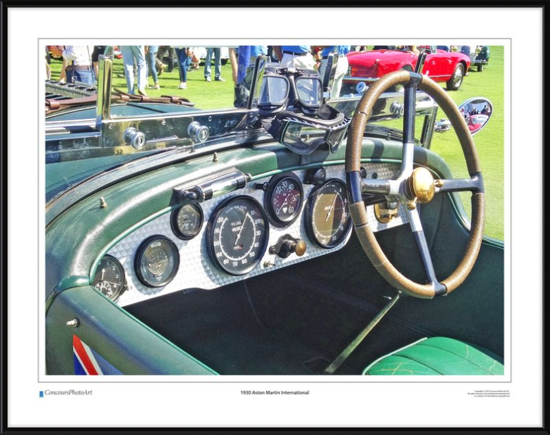1930 Aston Martin International / CPA602A / Color Print
