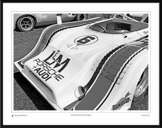 1972 Porsche 917/10 Can-Am Racer / CPA416B / B&W Print