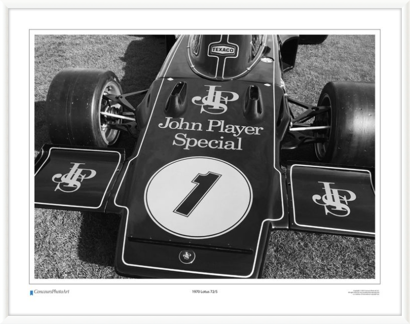 1970 Lotus 72/5 / CPA405B / Black and White