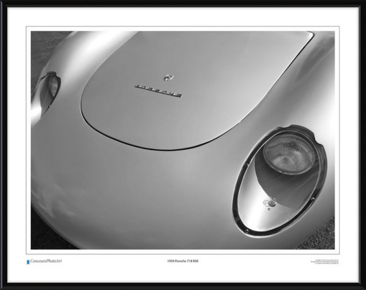 1959 Porsche 718 RSK / CPA212B / Black and White