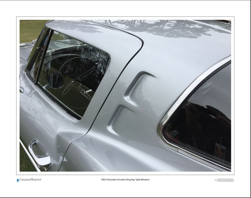 1963 Chevrolet Corvette Sting Ray "Split Window" / CPA301A / Color Image