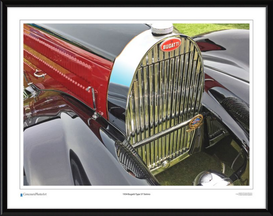 1934 Bugatti Type 57 Stelvio / CPA201A / Color Print