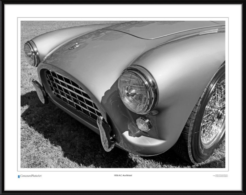 1956 A.C. Ace Bristol / CPA118B / B&W Print