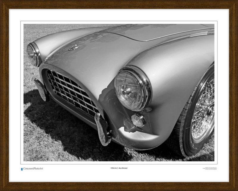 1956 A.C. Ace Bristol / CPA118B / B&W Print
