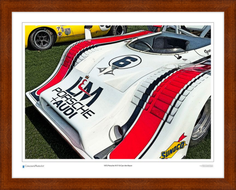 1972 Porsche 917/10 Can-Am Racer / CPA416C / Stylized Print