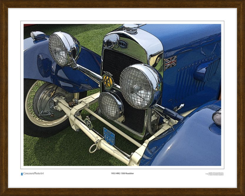 1953 HRG 1500 Roadster / CPA107C / Stylized Image