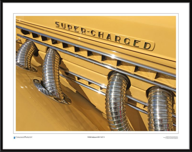 1938 Auburn 851 S/C 5 / CPA306A / Color Image