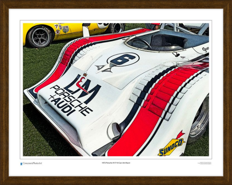 1972 Porsche 917/10 Can-Am Racer / CPA416C / Stylized Print