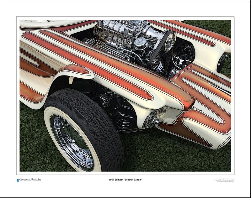 1961 Ed Roth "Beatnik Bandit" / CPA511C / Stylized Image