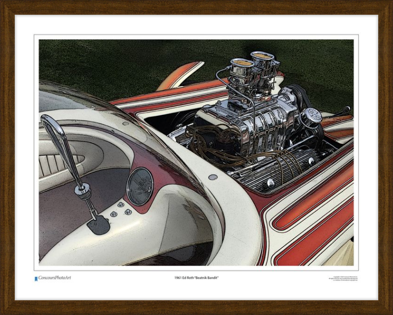1961 Ed Roth "Beatnik Bandit" / CPA501C / Stylized Image