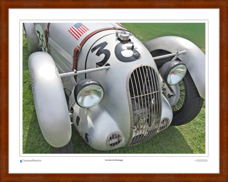 1935 MG PA/PB Midget / CPA410A / Color Print