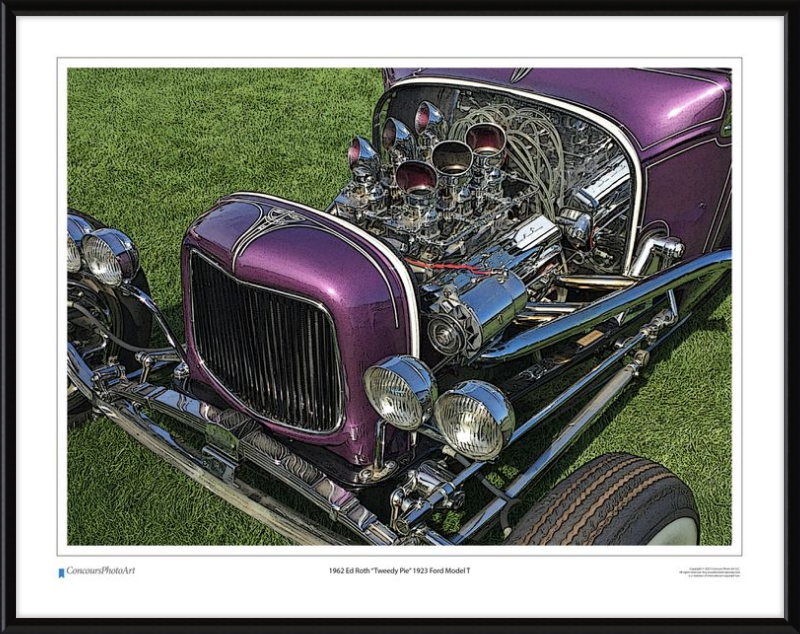 1962 Ed Roth "Tweedy Pie" / CPA502C / Stylized Image