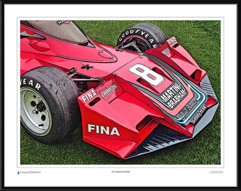 1977 Brabham BT45B / CPA412C / Stylized Print