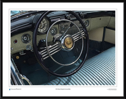 1953 Buick Skylark Convertible / CPA606C / Stylized Image