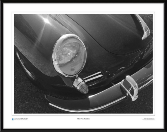 1964 Porsche 356C / CPA211B / Black and White