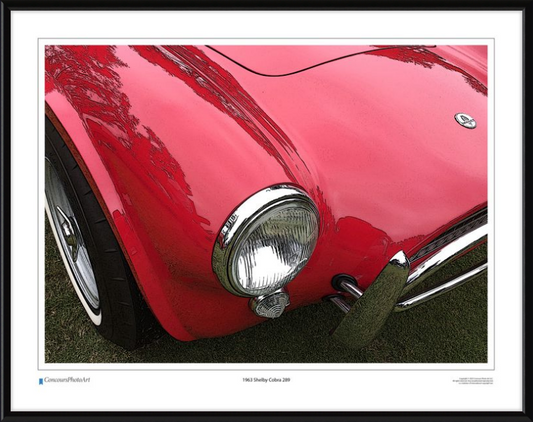 1963 Shelby Cobra 289 / CPA303C / Stylized Image