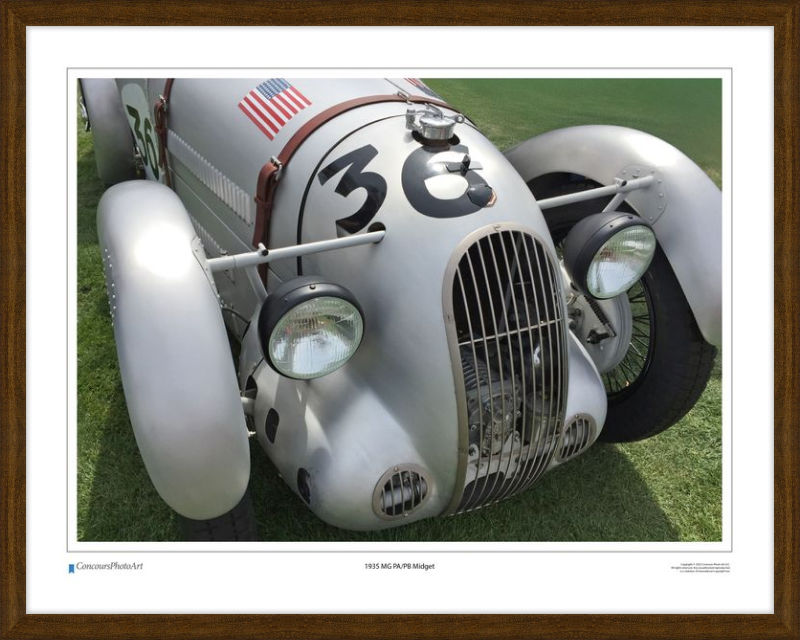 1935 MG PA/PB Midget / CPA410A / Color Image