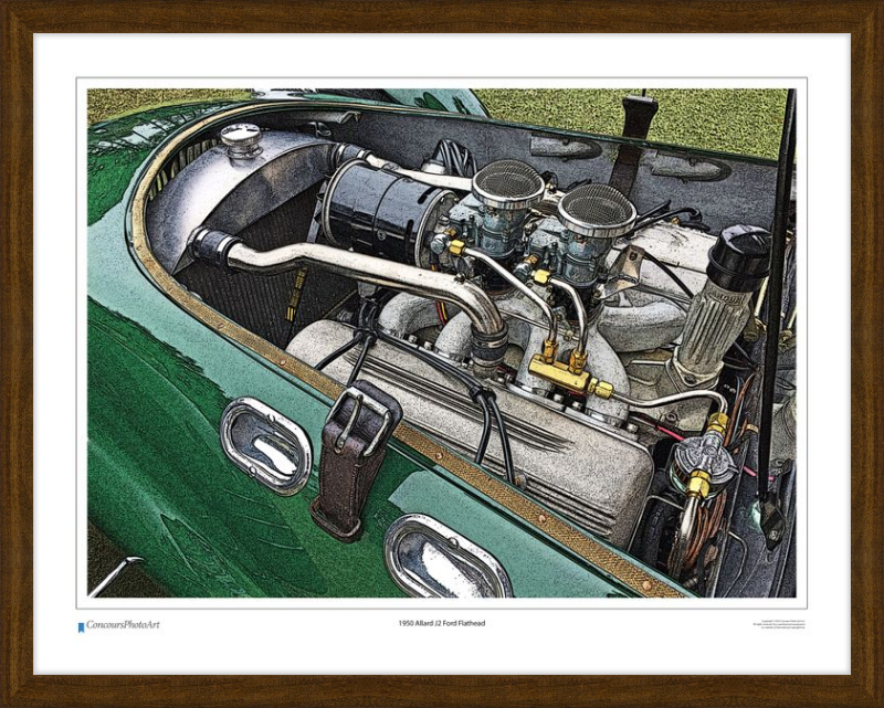 1950 Allard J2 Ford Flathead / CPA701C / Stylized Image