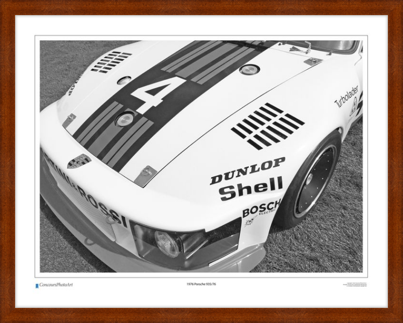 1976 Porsche 935/76 / CPA414B / B&W Print