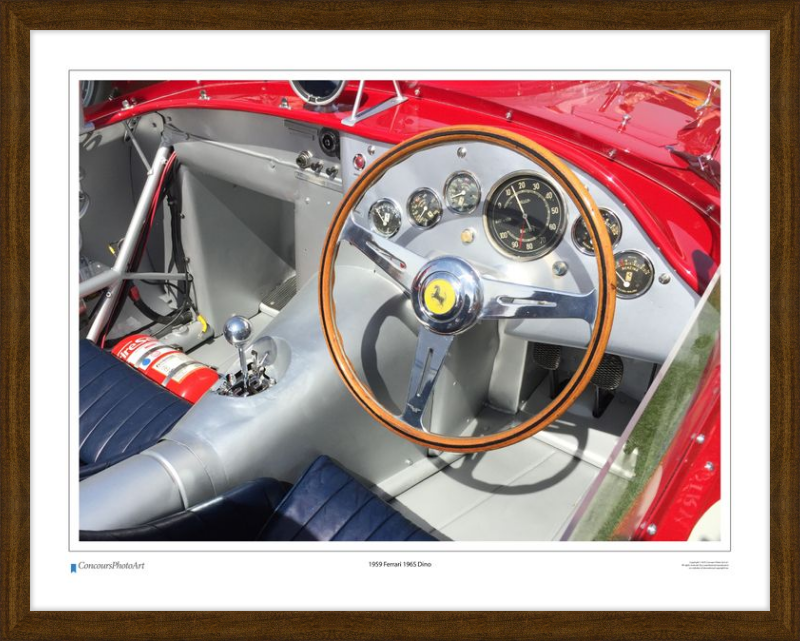 1959 Ferrari 196S Dino / CPA604A / Color Print