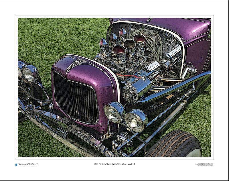 1962 Ed Roth "Tweedy Pie" / CPA502C / Stylized Image