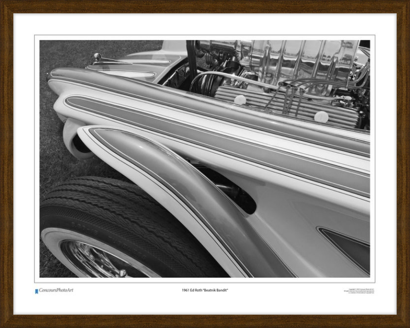 1961 Ed Roth "Beatnik Bandit" / CPA505B / Black and White