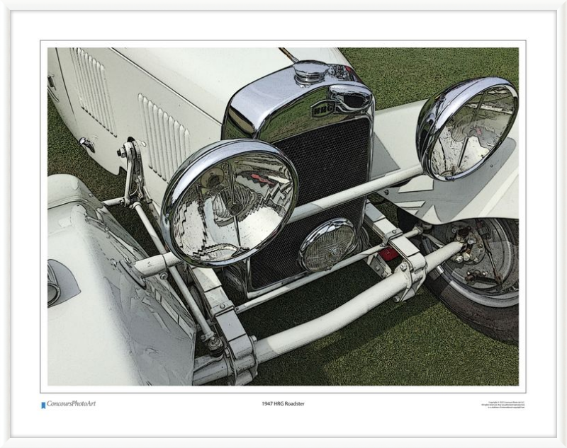 1947 HRG Roadster / CPA102C / Stylized Image