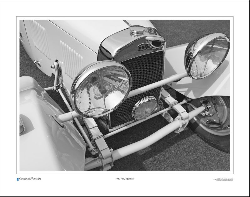 1947 HRG Roadster / CPA102B / Black and White