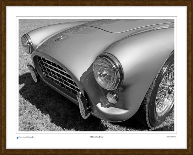 1956 A.C. Ace Bristol / CPA118B / B&W Print