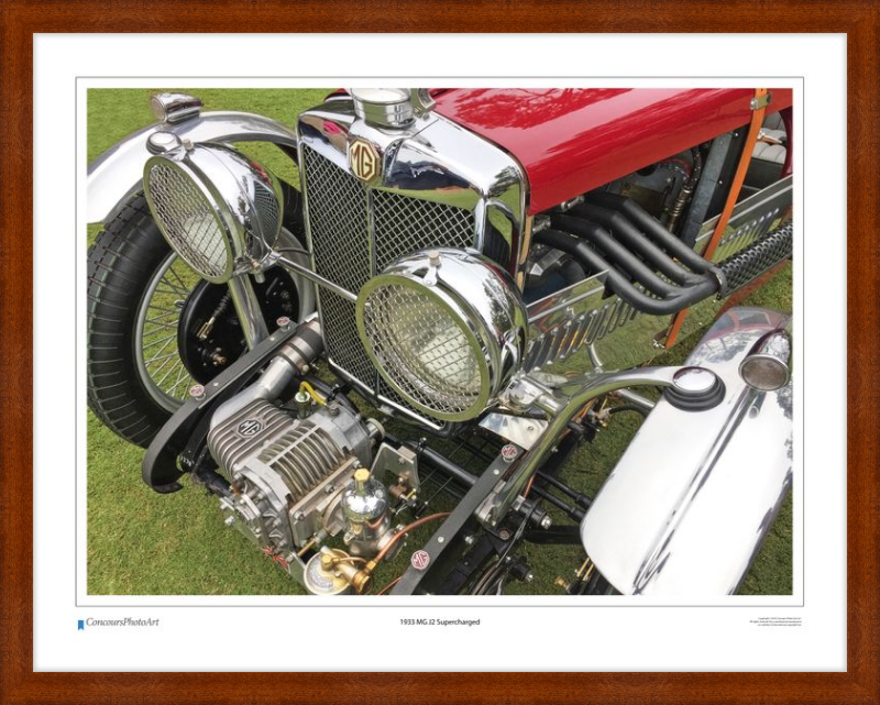 1933 MG J2 Supercharged / CPA101A / Color Print