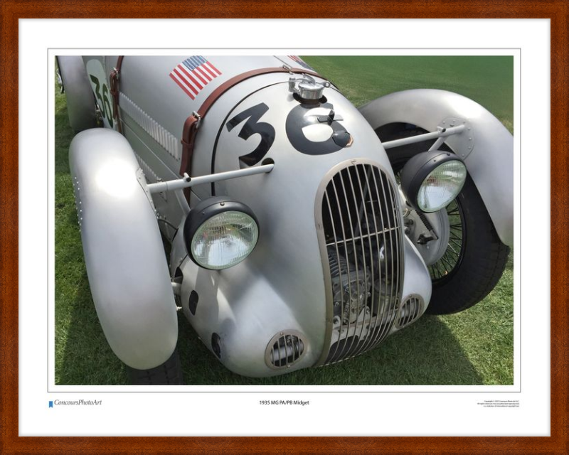 1935 MG PA/PB Midget / CPA410A / Color Image