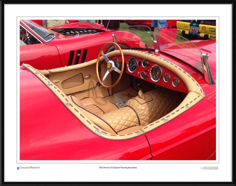 1952 Ferrari 212 Export Touring Barchetta / CPA608A / Color Image